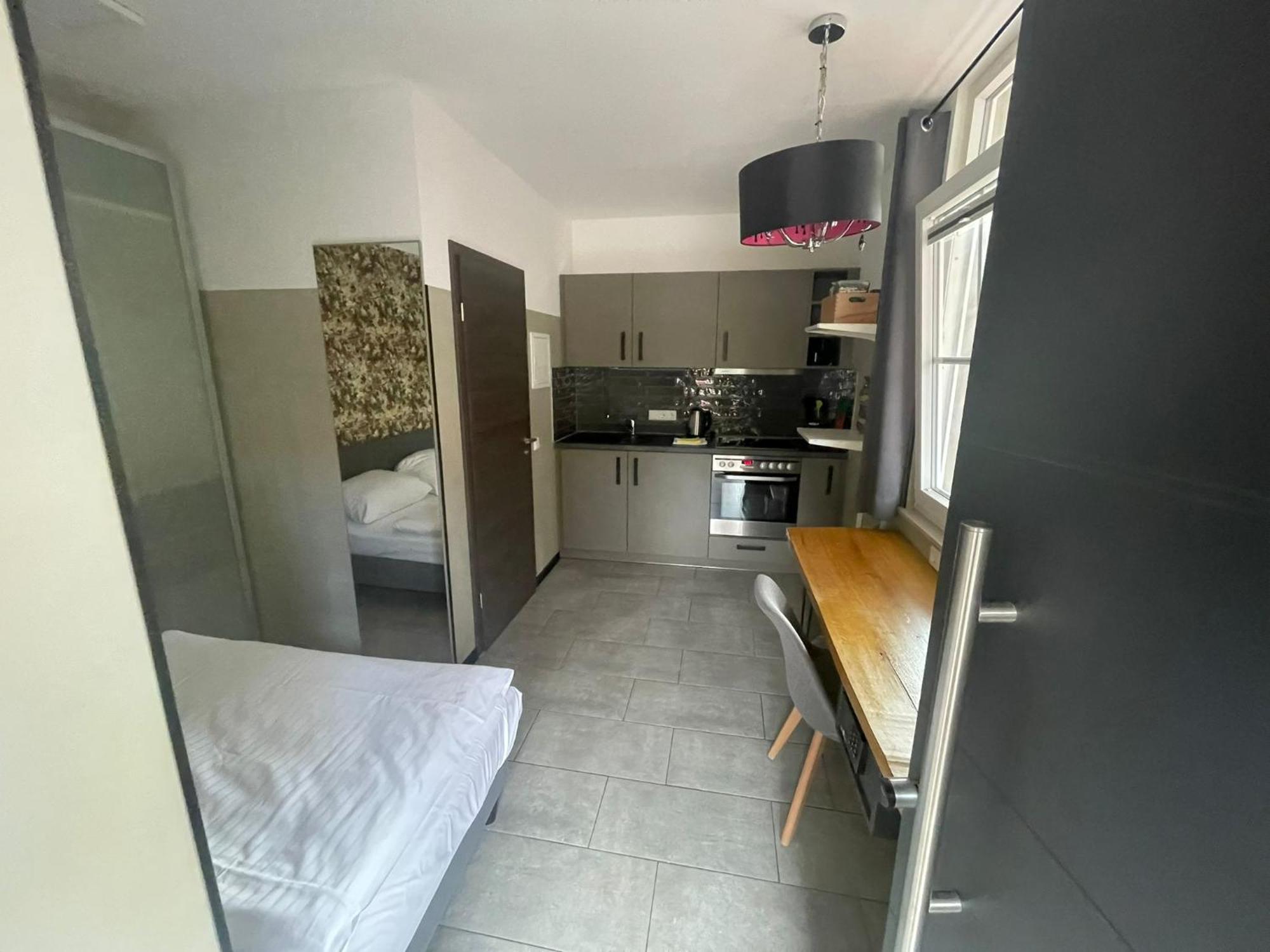 Zentrales Kobytinyhaus City Apartment Herford,Wlan,Parkplatz Exteriér fotografie
